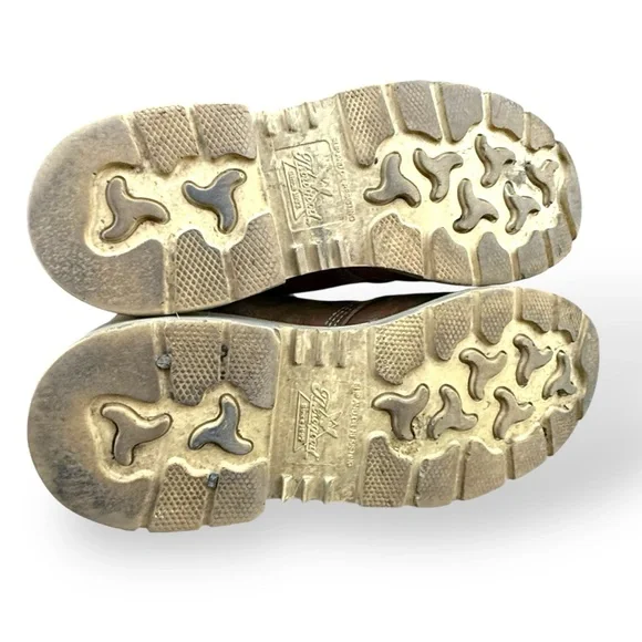 Thorogood Safety Toe American Heritage 6" Crepe Sole Work Boots size 9 2E Steel - Picture 12 of 16